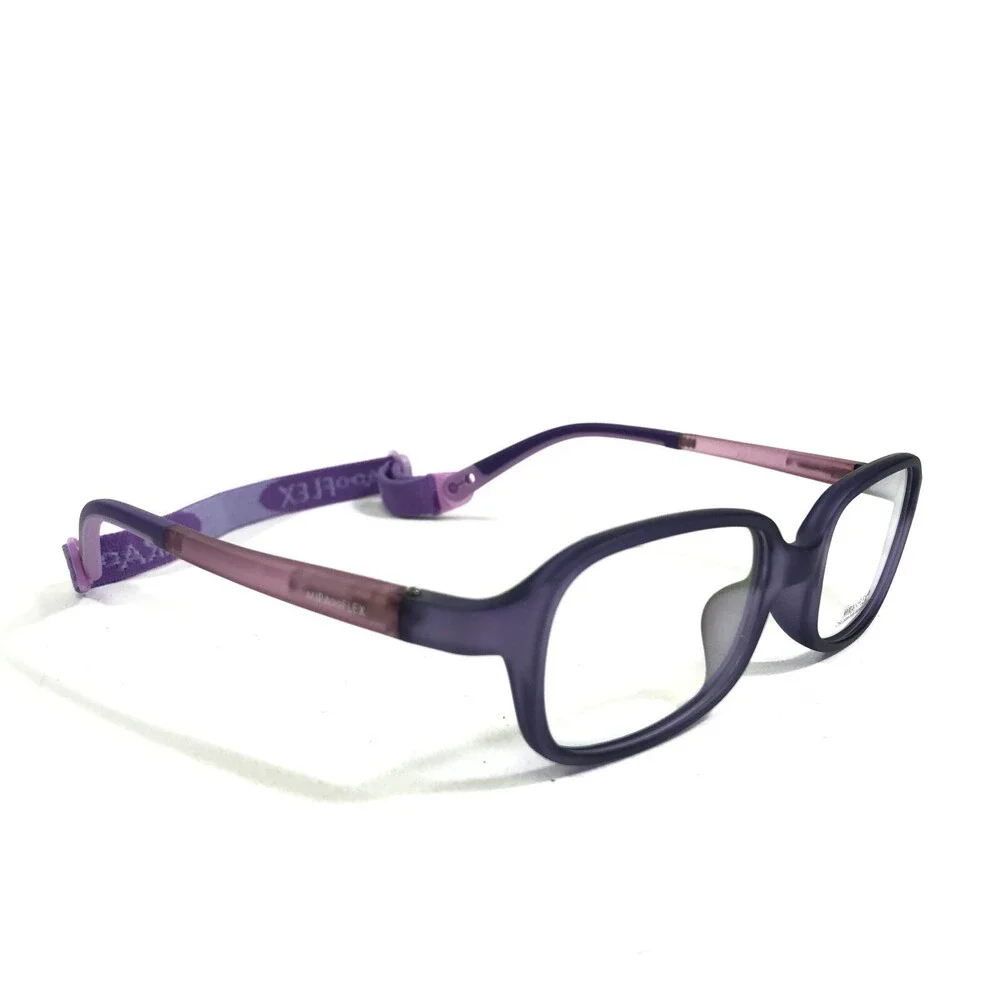 Miraflex Kids Goggles Eyeglasses Frames ERIC M.DARK PURPLE-M.PURPLE 14 47-18-125